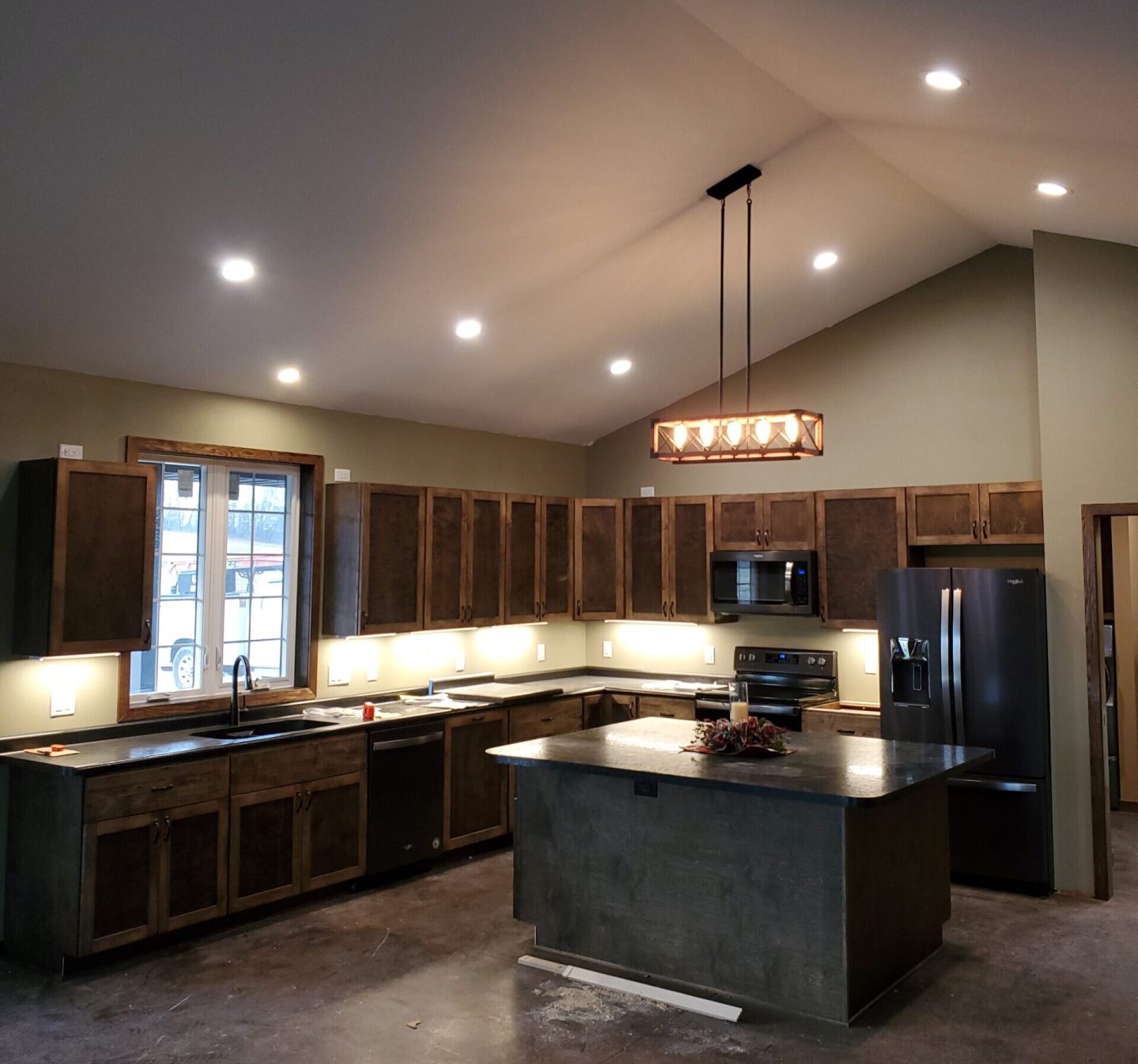 New Lighting in Kitchen